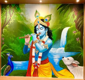 Portfolio krishna mural wall painting bangalore